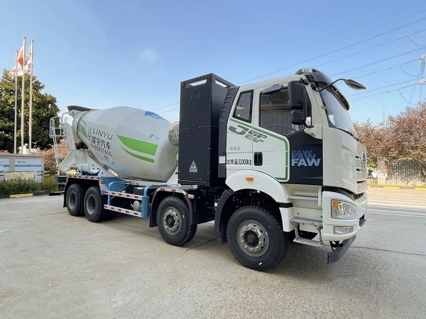 解放＆凌宇新能源攪拌車(chē)